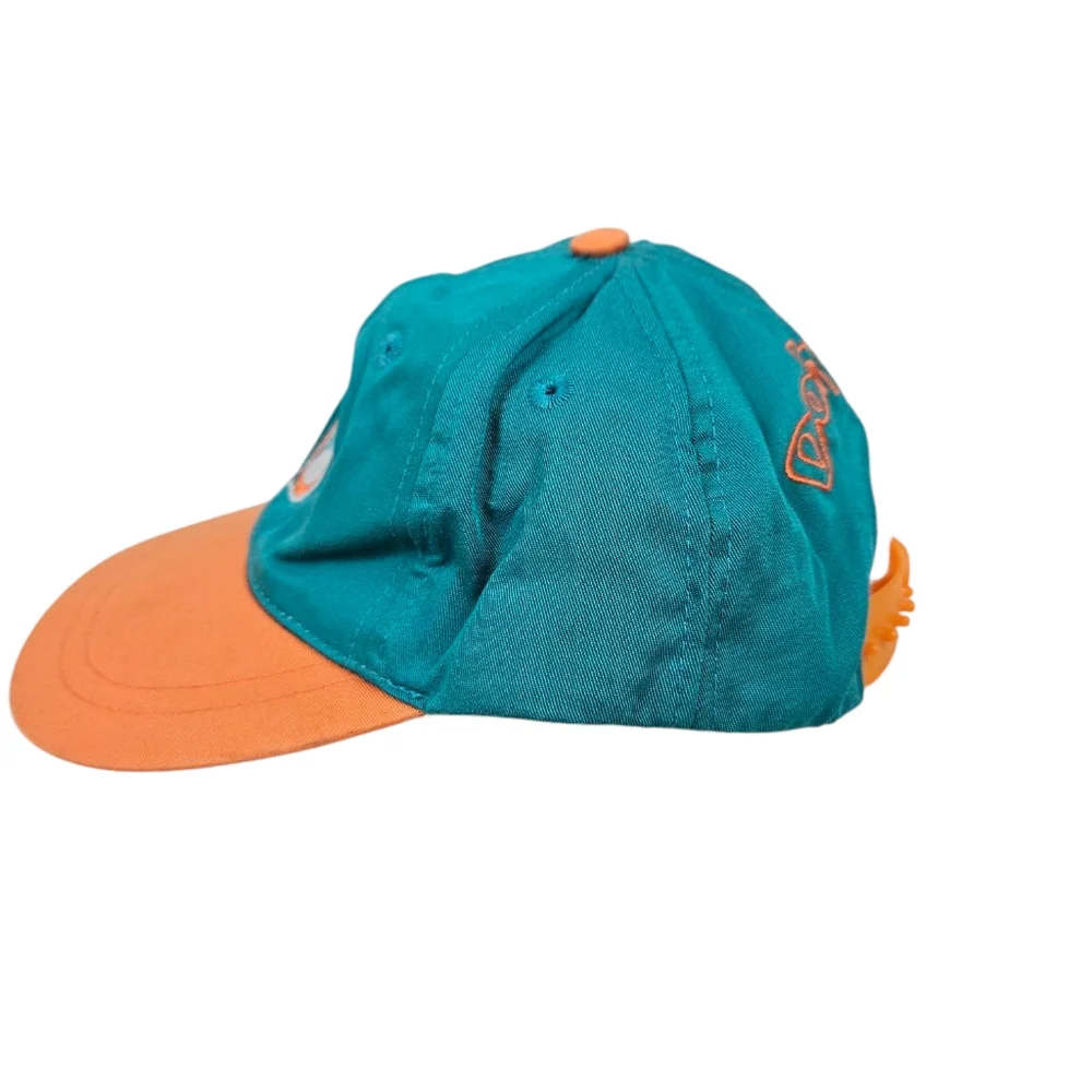Vintage 90 Mighty Mac Retro Miami Dolphins NFL Football Snapback Hat Cap Toddler